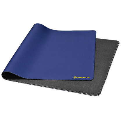 Desk Mat with Stitched Edges - 15.75 x 31.5 (Cobalt Blue) - 668758
