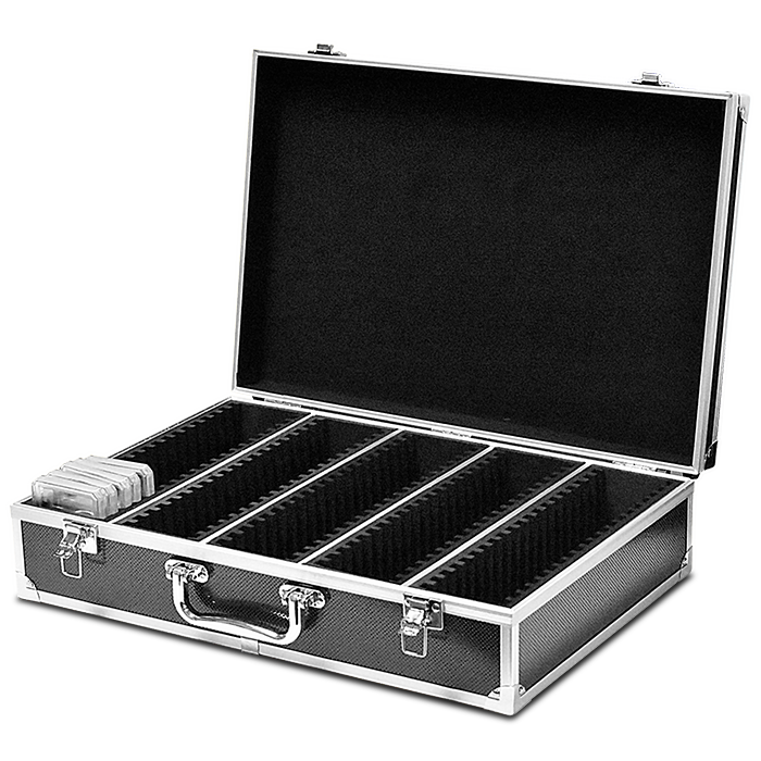 Falcon Series 100 Slab Box - Front Handle - Diamond Pattern / Black - 668895