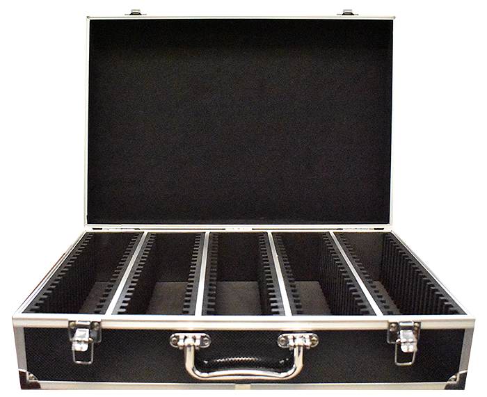 Falcon Series 100 Slab Box - Front Handle - Diamond Pattern / Black - 668895