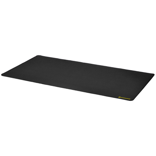 Desk Mat with Stitched Edges - 15.75 x 31.5 (Black) - 668760
