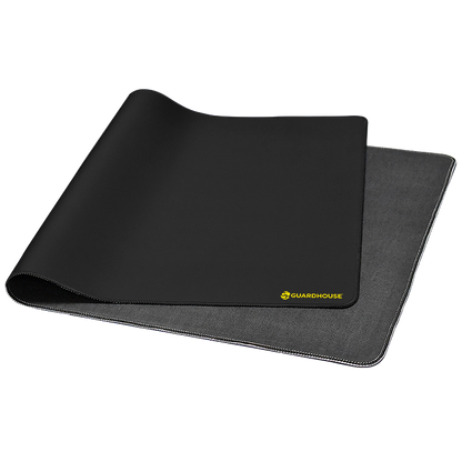 Desk Mat with Stitched Edges - 15.75 x 31.5 (Black) - 668760