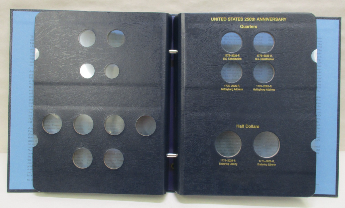 Whitman Albums: United States 250th Anniversary 2026 P&D - #5539