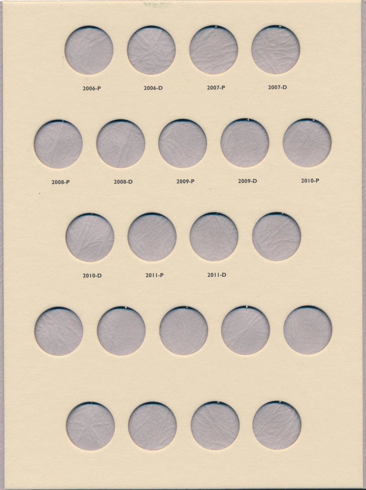 Littleton Folder: Jefferson Nickels 1997- LCF26