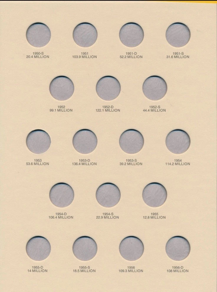 Littleton Folder: Roosevelt Dimes 1946-1964 LCF21