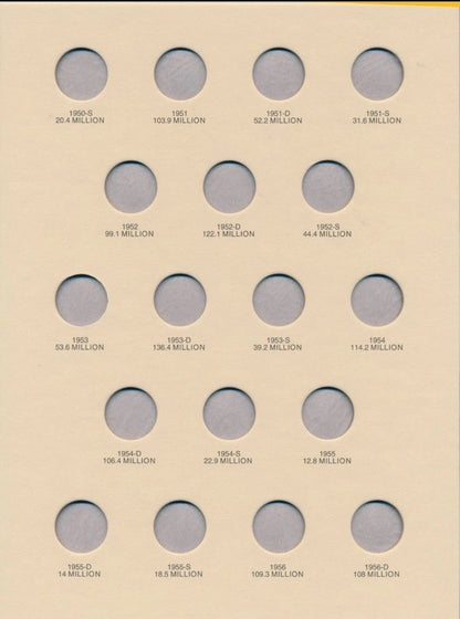 Littleton Folder: Roosevelt Dimes 1946-1964 LCF21