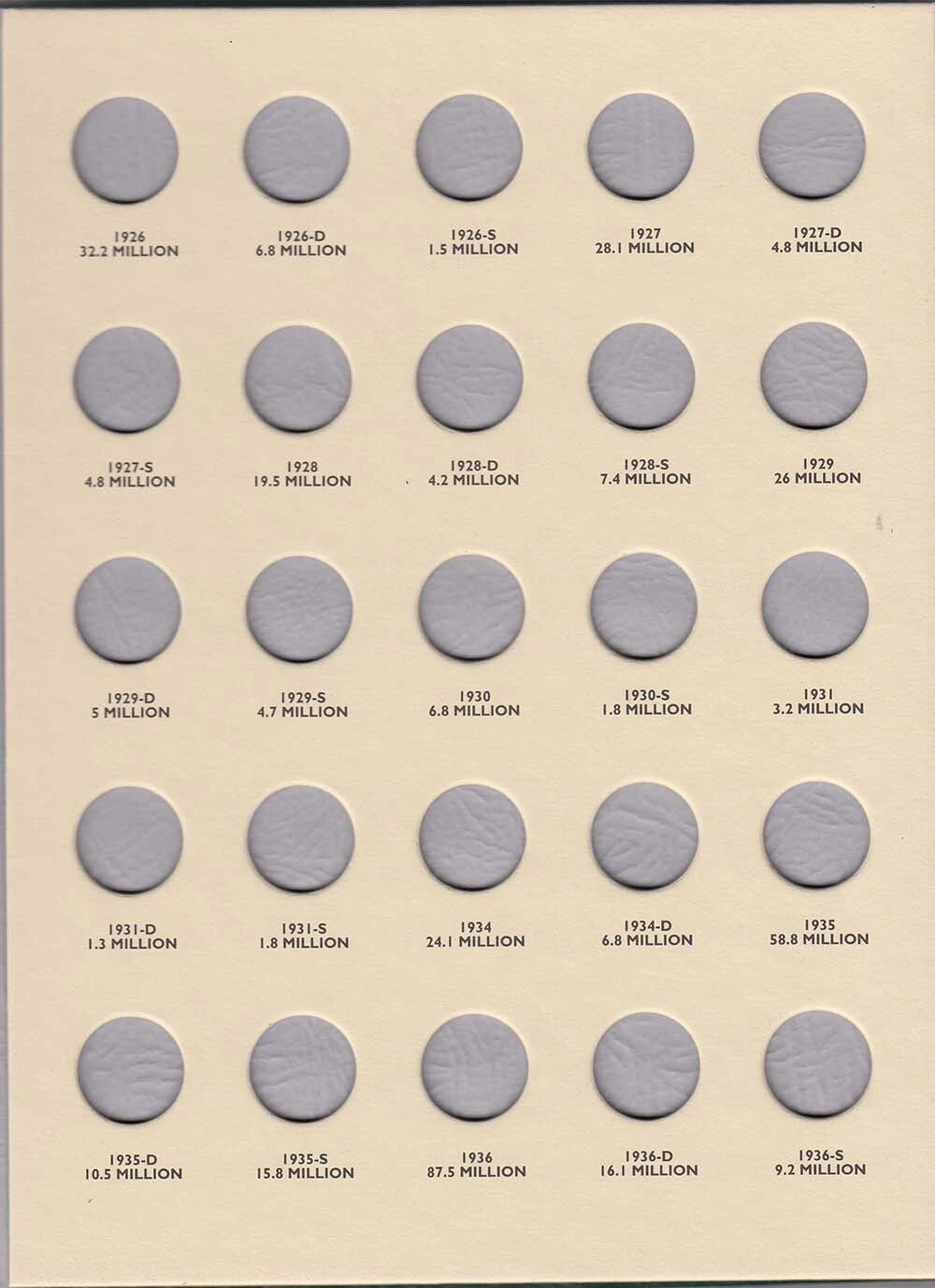 Littleton Folder: Mercury Dimes 1916-1945 LCF20