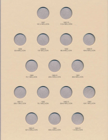 Littleton Folder: Roosevelt Dimes 1946-1964 LCF21