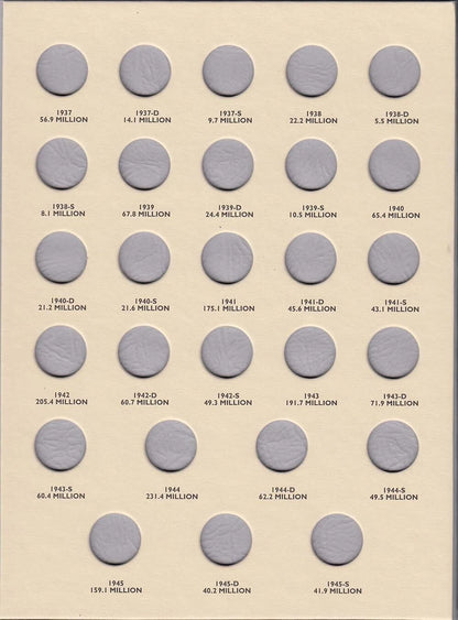Littleton Folder: Mercury Dimes 1916-1945 LCF20