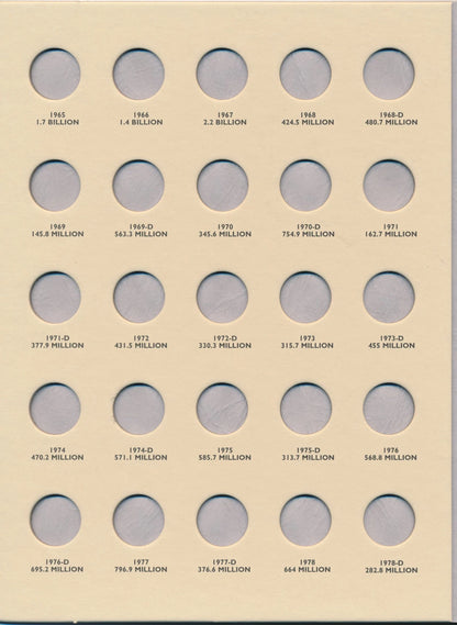 Littleton Folder: Roosevelt Dimes 1965-2003 LCF22