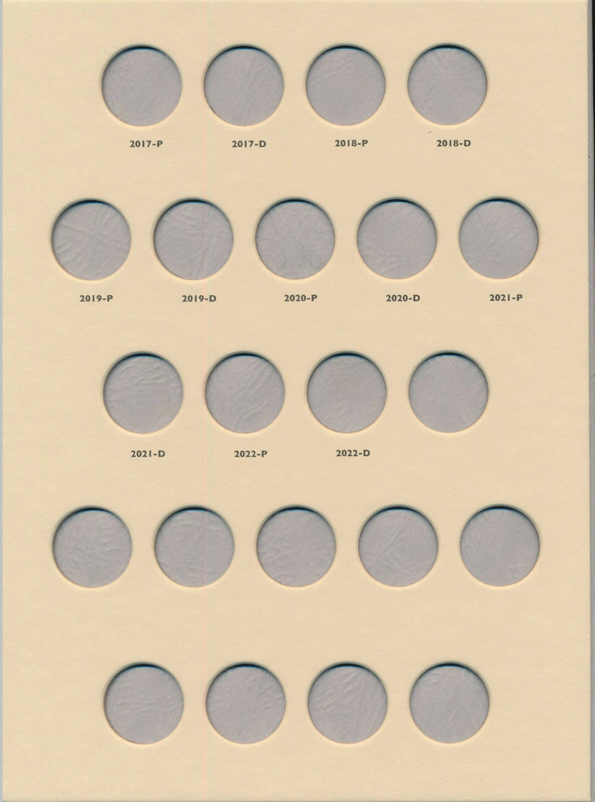 Littleton Folder: Jefferson Nickels 2017- LCF48