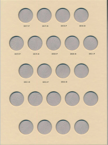 Littleton Folder: Jefferson Nickels 2017- LCF48