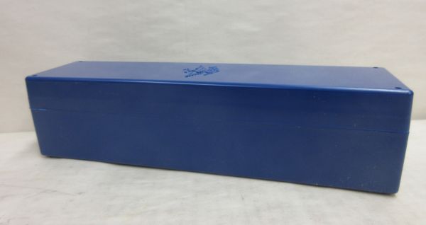Whitman Blue Plastic Single Row 2x2 Box