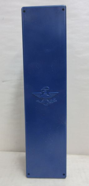 Whitman Blue Plastic Single Row 2x2 Box