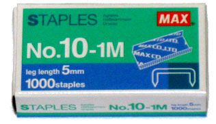 1 000 #10 Staples