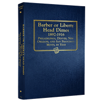 Whitman Albums: Barber/Liberty Head Dimes- 1892-1916 #9117