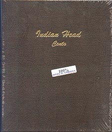 Dansco Album #7101 for Indian Head Cents: 1856-1909
