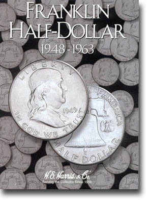 Harris Folder: Franklin Half Dollars 1948-1963