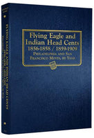 Whitman Albums: Flying Eagle 1856-1858 / Indian Head Cents 1859-1909 #9111