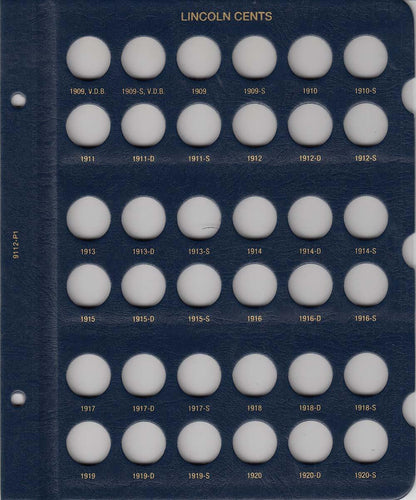 Whitman Albums: Lincoln Cents -Years: 1909-1995 #9112