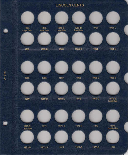 Whitman Albums: Lincoln Cents -Years: 1909-1995 #9112