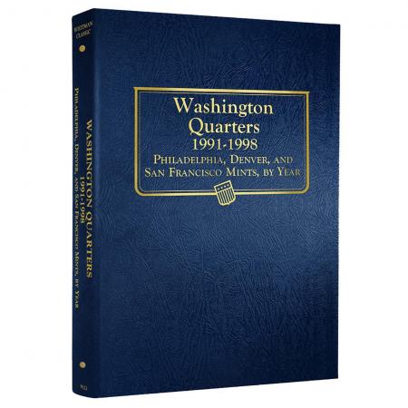 Whitman Albums: Washington Quarters -1991-1998 #9123