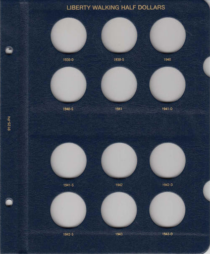 Whitman Albums: Walking Liberty Half Dollars 1916-1947 #9125