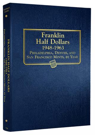 Whitman Albums: Franklin Half Dollars- 1948-1963 #9126