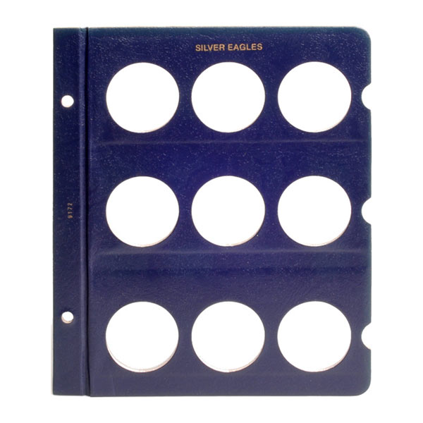 thumbnail image 2 of Whitman Classic Coin Album Blank Page – 39mm Openings, New 2 of 6