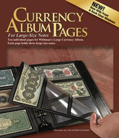 Whitman Refill Pages for Premium Currency Albums - Large