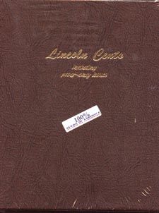 Dansco Album #8100 for Lincoln Cents w/proofs
