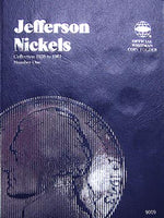 Whitman Folder: Jefferson Nickels #1: 1938-1961