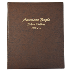 Dansco Album #7182 for American Silver Eagles: 2021-