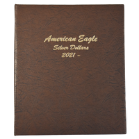 Dansco Album #7182 for American Silver Eagles: 2021-