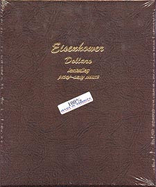 Dansco Album #8176 for Eisenhower Dollars: 1970-1978 w/proofs