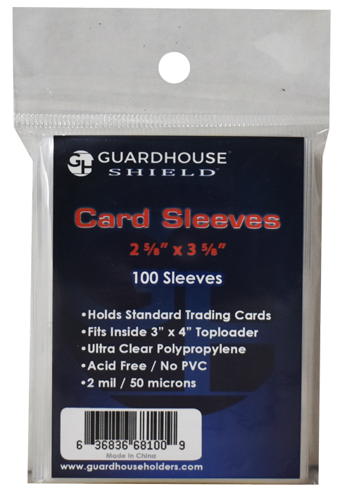 Card Sleeves for Standard Trading Cards (Penny Sleeves) - 668100
