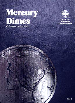 Whitman Folder: Mercury Dimes: 1916-1945