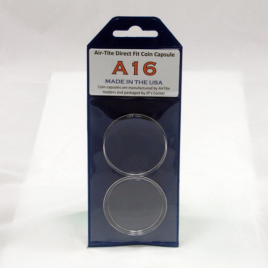 Air-Tite Direct Fit Coin Capsule A16 for U.S. 1/10th oz. Gold Eagles in Retail Packaging