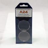 Air-Tite Direct Fit Coin Capsule A24.3 for U.S. Quarters in JP's Retail Packaging