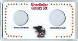 Morgan Silver Dollar and American Silver Eagles Century Set Holder