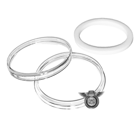 Ring Type Air-Tite Model I-Loop - 33mm White (Ornament Holder)