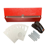 Bundle M (Cardboard 2x2's, Stapler, Staples and Red Single Row Box)