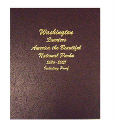 Dansco Album #8147 for National Park Quarters 2016-2021 w/Proofs Vol II