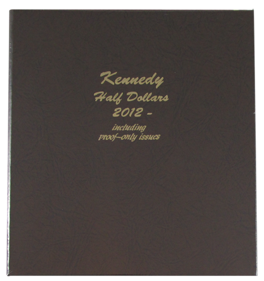 Dansco Album #8167 for Kennedy Half Dollars: 2012-Date w/proofs
