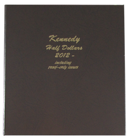 Dansco Album #8167 for Kennedy Half Dollars: 2012-Date w/proofs