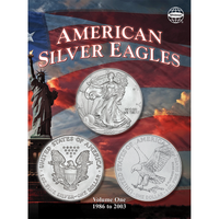 Whitman American Silver Eagles Folder, Volume One 1986-2003 #4905
