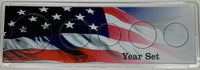Marcus 5-coin Birthyear Snaplock Holder -  Flag