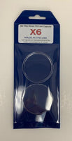 Air-Tite Direct Fit Coin Capsule X6 for 1.875