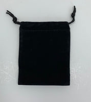 Black Velour Gift Bags 3x4 - 9373BL