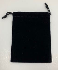 Black Velour Gift Bags 4x5.5 - 9830BL