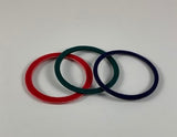 38mm Air-Tite "I / I Loop"  Colored Velour Rings Only - RED